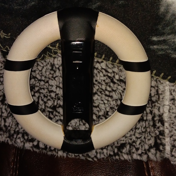 Nintendo Wii Video Games (2), Aux Cord, & Nerf Racing Wheel- PRE-OWNED - Picture 7 of 7